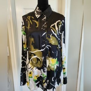 Chico's Blouse with Cordinating Yellow Tank Size 0